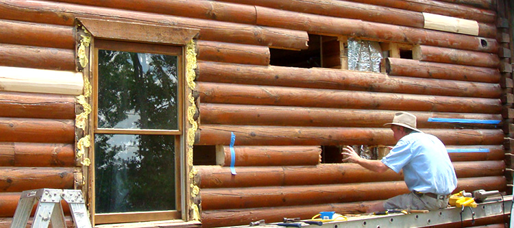 Log Home Repair Ruckersville, Virginia