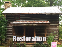 Historic Log Cabin Restoration  Greene County, Virginia
